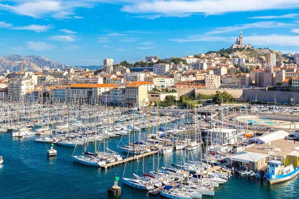 T2 47M2 Avec Terrasse - Proche Gare Marseille Apartment Exterior foto